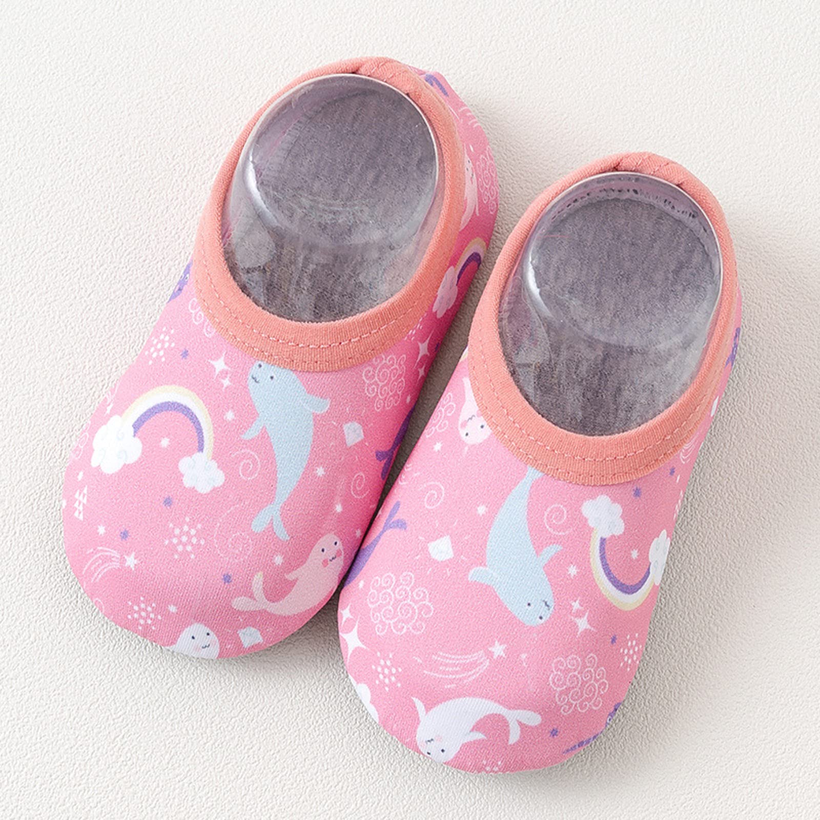 **Gaoqi Baby Water Shoes for Boys & Girls - Non-Slip Cartoon Swim Shoes, Barefoot Aqua Socks for Toddlers - Perfect for Pool, Beach & Water Play**