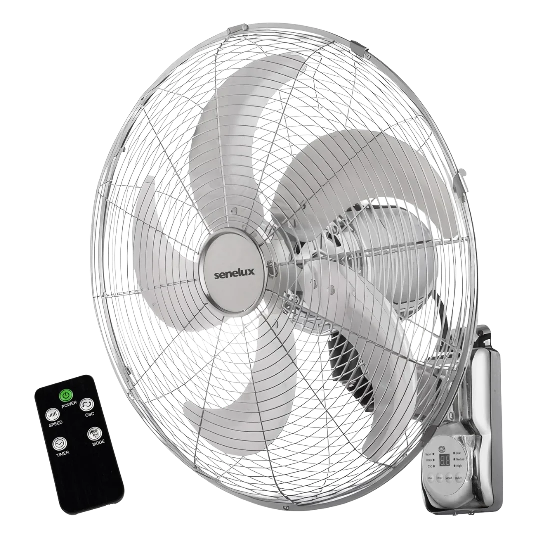 16 Inch Wall Mounted Cooling Fan - Quiet & Energy Efficient for Home, Office, and Bedroom - Perfect for Summer Cooling and Air Circulation