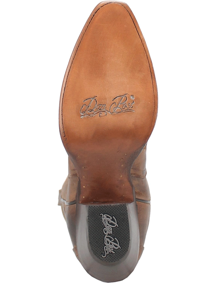 Dan Post DP4275 Women's Silvie Leather Boots - Brown Western Cowgirl Boots for Country Dancing & Casual Wear