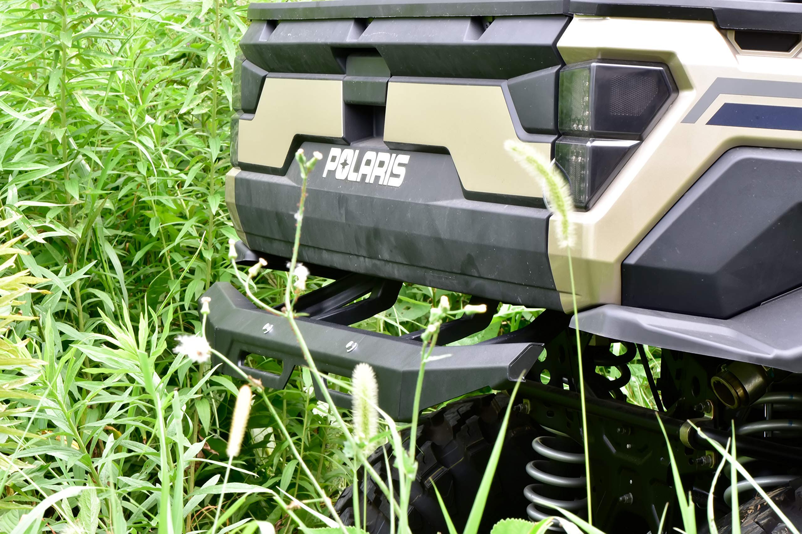 SAUTVS Rear Bumper & Front Floor Mats Kit for Polaris Ranger XP 1000 Crew 1000 Diesel - Durable Off-Road Protection for UTV Accessories | Perfect for Hunting, Farming & Outdoor Adventures
