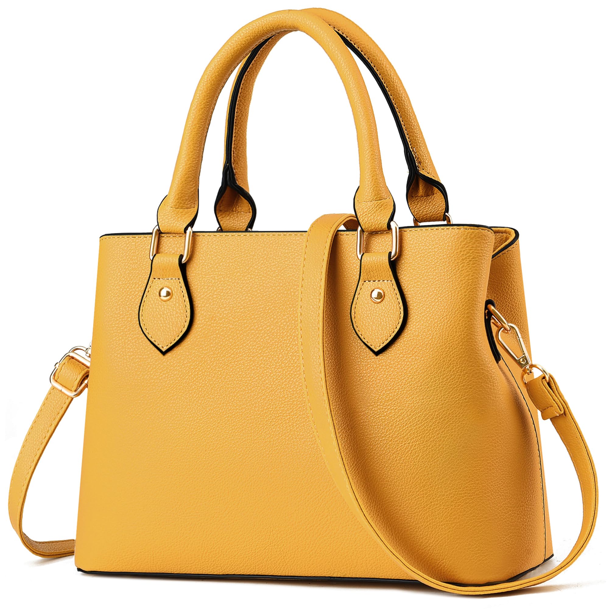 Chicarousal Women's Leather Crossbody Bag - Stylish Tote & Shoulder Purse for Daily Use