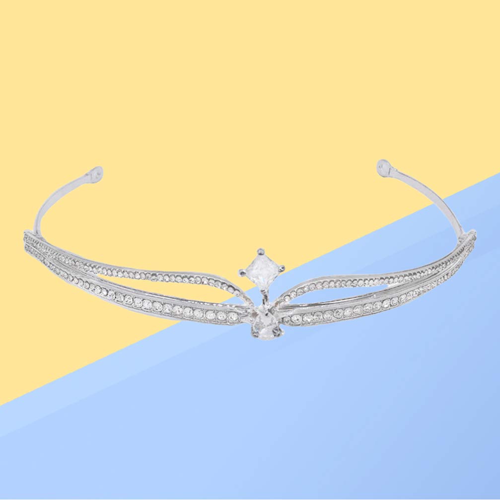 Sparkling Rhinestone Tiara for Women - Elegant Crystal Bridal Crown for Wedding, Prom, Party | Perfect for Brides, Pageants & Special Occasions