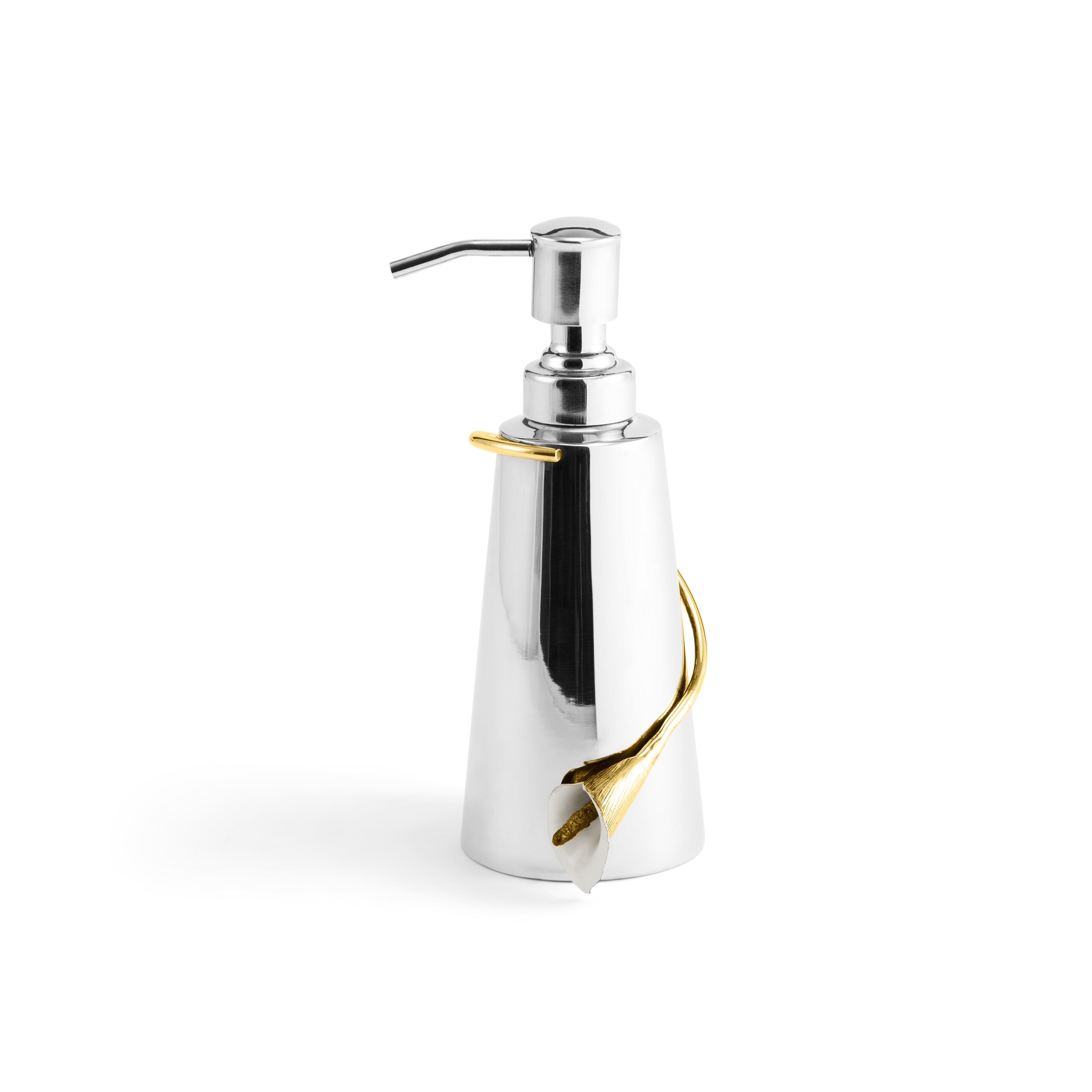 Elegant Calla Lily Soap Dispenser - Automatic Touchless Foam Soap Dispenser for Bathroom & Kitchen - Perfect for Home, Office, and Hotel Decor