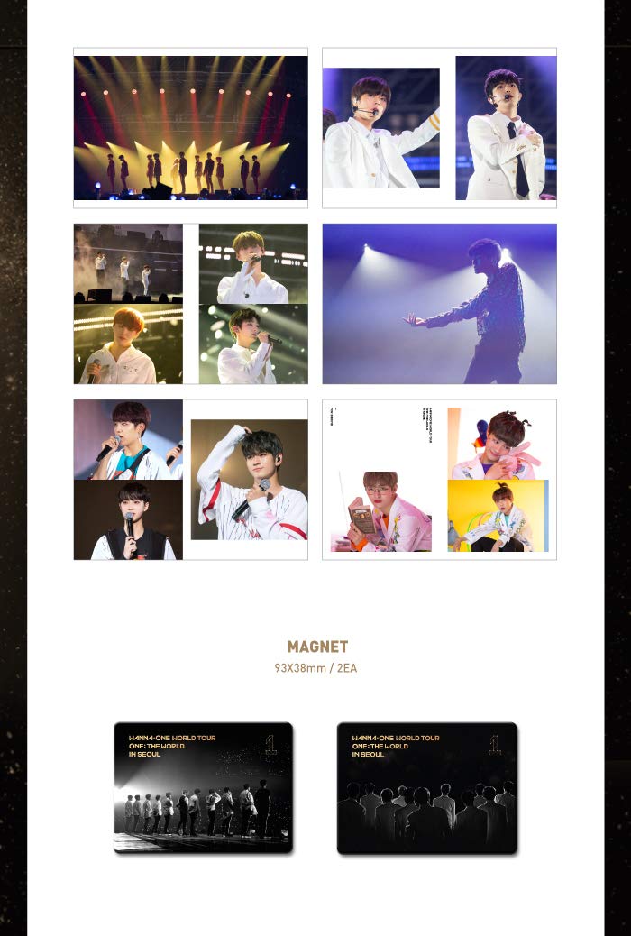 WANNA ONE WORLD TOUR BLU-RAY [ONE: THE WORLD] 2 Disc Set with Photobook, 2 Magnets & Tracking Number - K-POP Concert DVD Collection - Perfect for K-POP Fans and Collectors