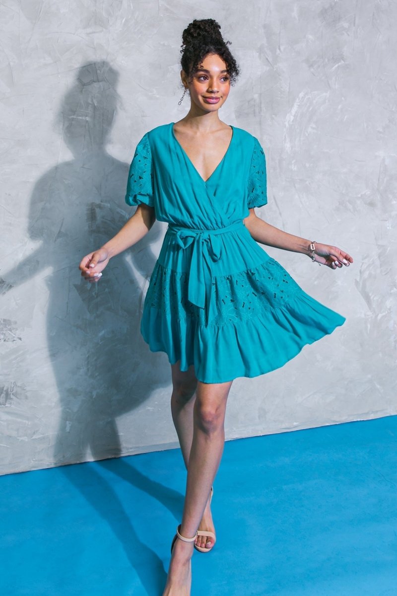 Elegant Woven Mini Dress for Women - Perfect for Weddings, Parties & Date Nights