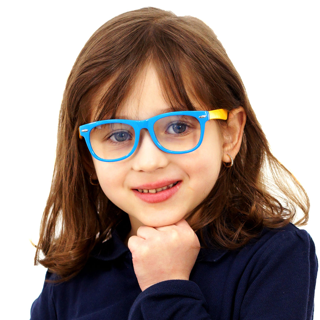Junie Blue Light Blocking Glasses with Yellow Lenses - Anti Eye Strain for Computer, Gaming & Reading - Prescription Ready Eyewear