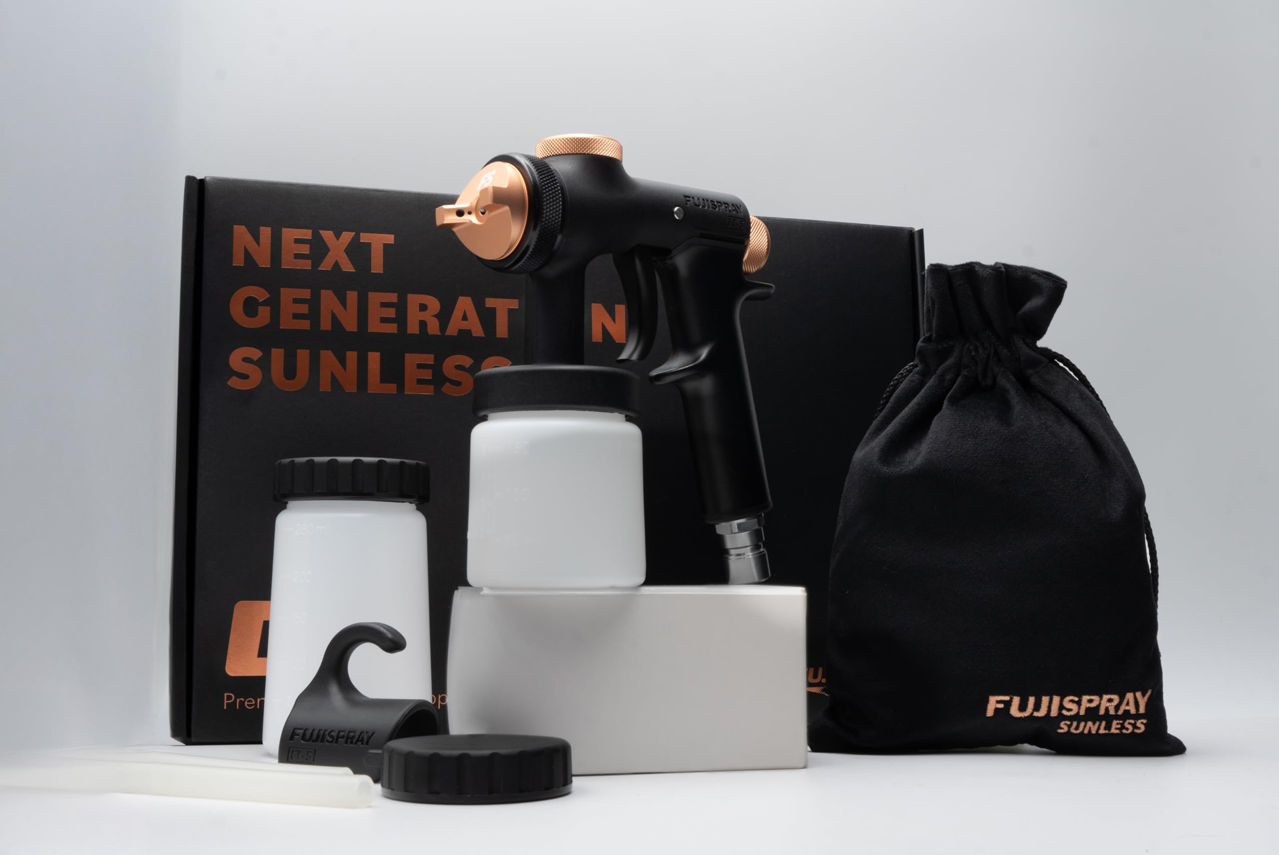 Fuji Spray Sunless 3500 StudioTAN HVLP Spray Tanning System with FT-5 Applicator Kit - Professional Airbrush Tan Solution for Salons, Home Use & Mobile Tanning Services