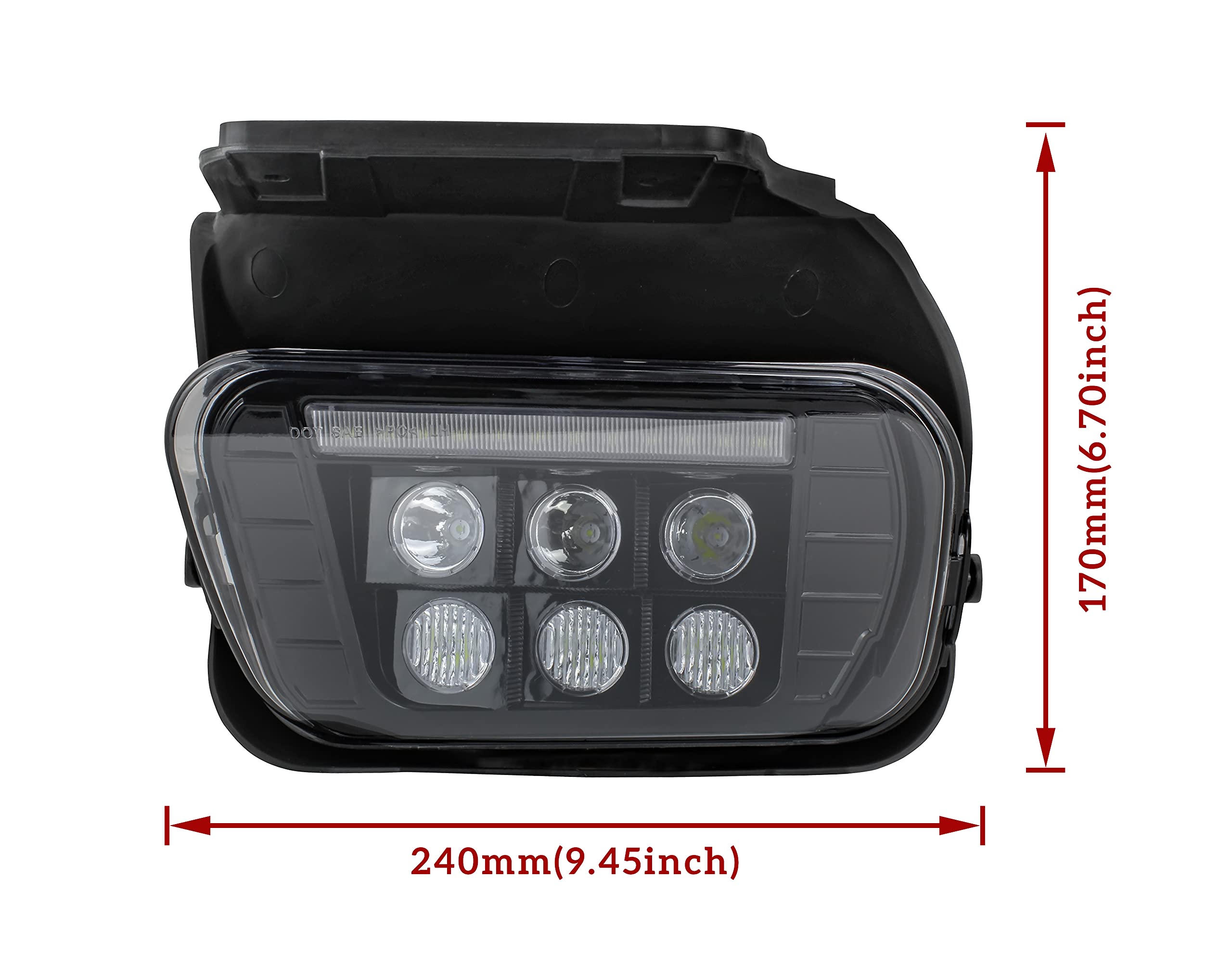 KEWISAUTO LED Bumper Fog Lights with DRL for 2002-2006 Chevy Silverado 1500/2500HD/3500HD & Avalanche - Bright Daytime Running Lights & Fog Light Assembly - Perfect for Night Driving and Off-Road Adventures