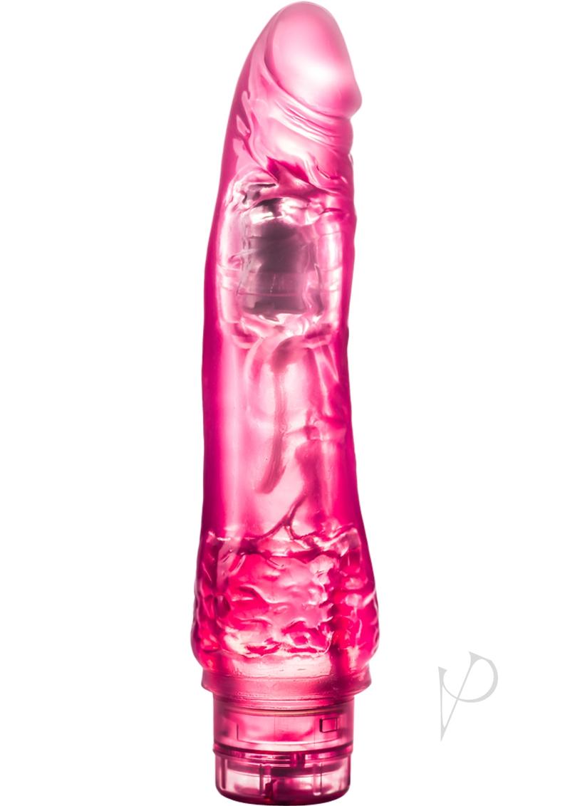 B Yours Vibe 7 Vibrating Dildo 8.5 Inch Realistic Pink Silicone Adult Toy - Perfect for Couples Play & Solo Pleasure