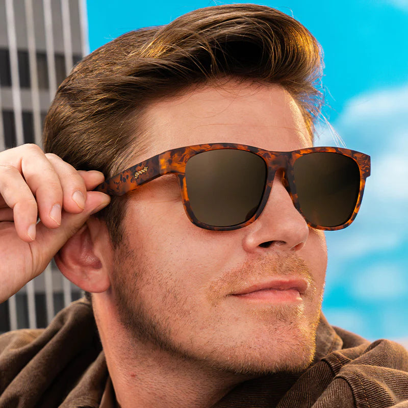 Goodr Hellhound Hallucinations Sunglasses - Polarized Running & Cycling Shades for Men & Women - UV Protection for Outdoor Sports, Hiking, and Beach Activities