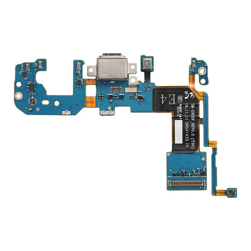Original Samsung Galaxy S8 Plus Charging Port Flex Cable with Microphone Replacement - Compatible with SM-G955U/G955F/G955FD (Home/Office/Travel Charging Solution)