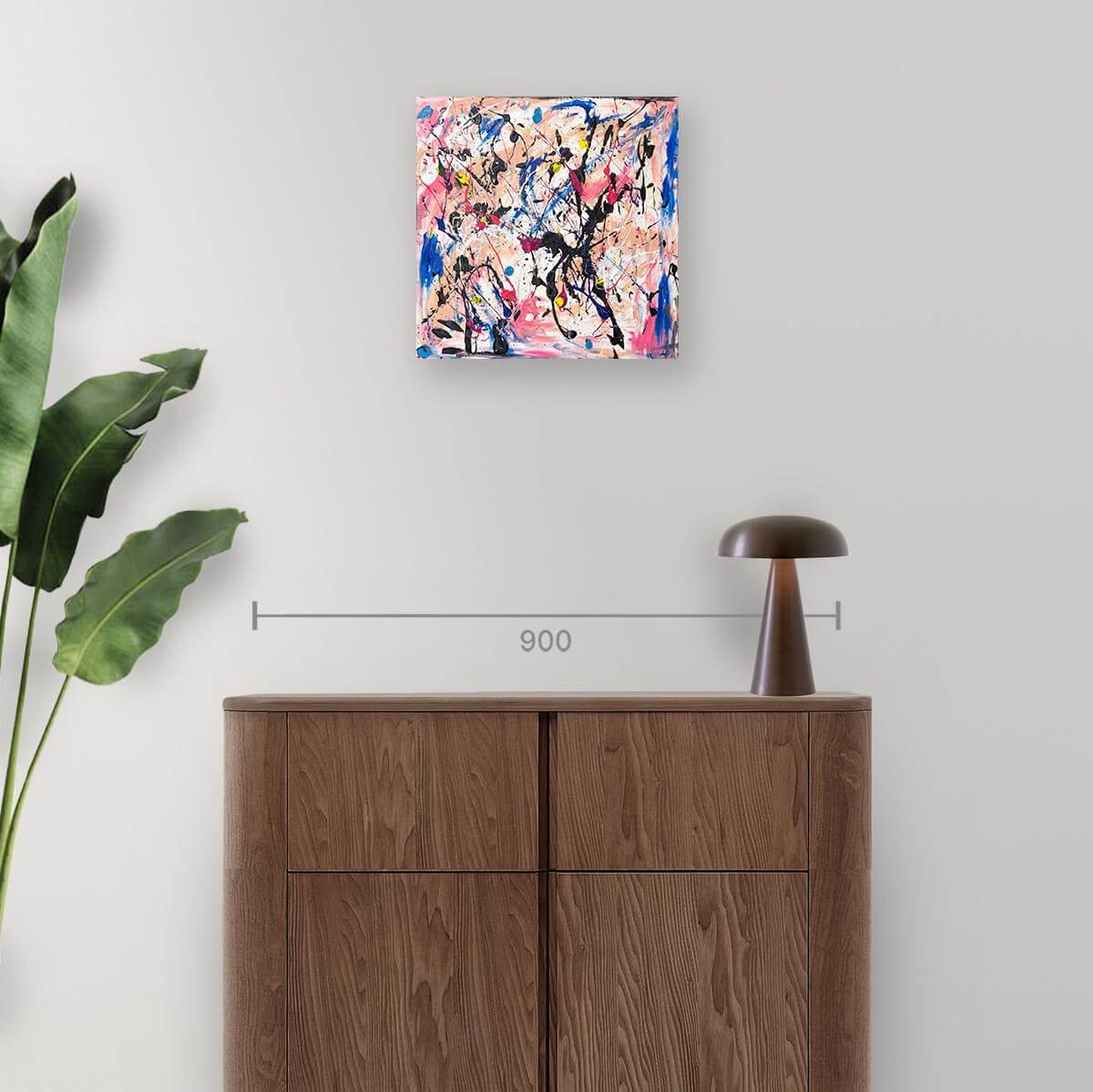Flamingo on the Lake - Elegant Home Decor for Living Room, Bedroom, or Office - Perfect for Wall Art, Gifts, and Coastal Theme Decorations