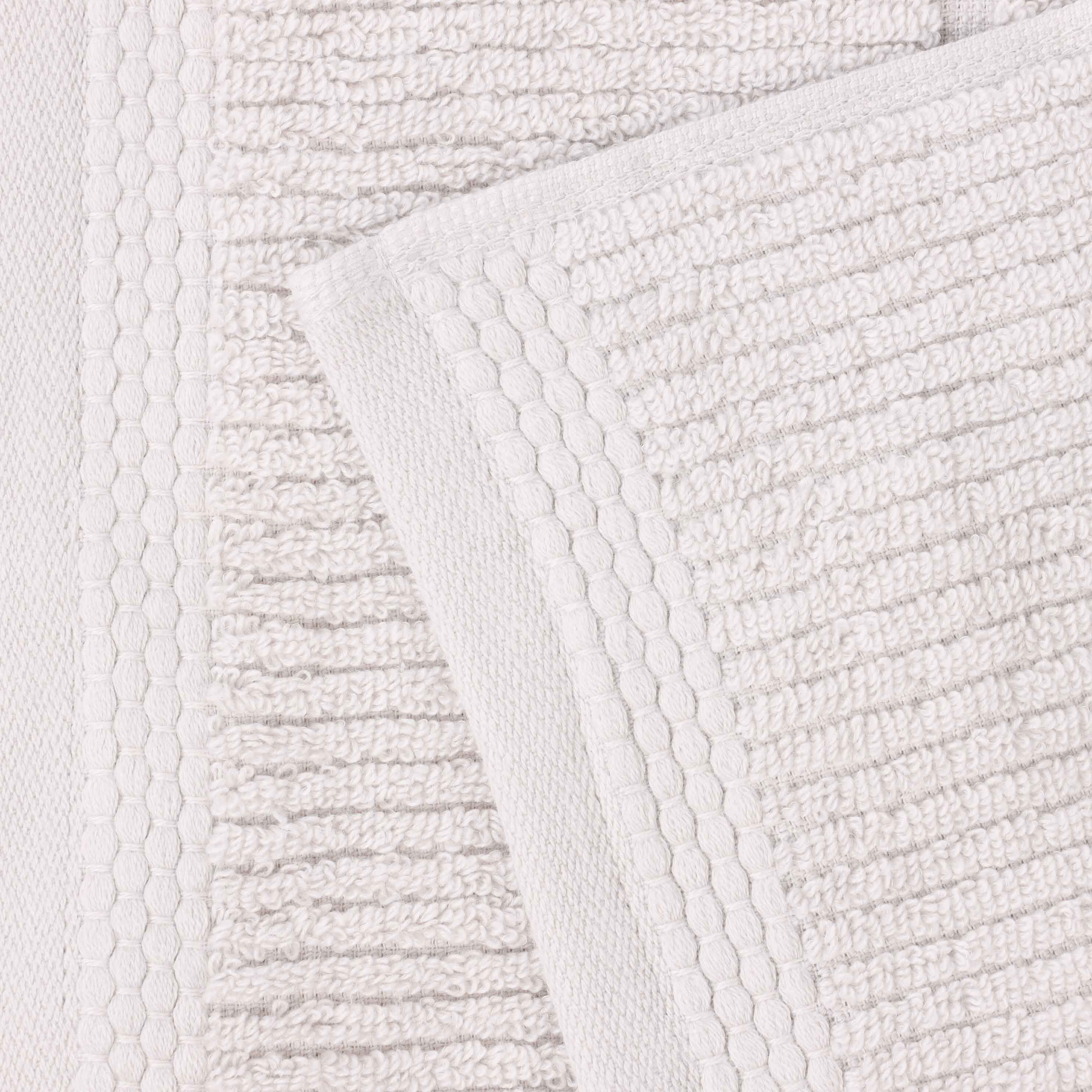 Milo Smart Twist Cotton Solid Ribbed Design Bath Sheets, Set of 2 - Ultra Soft & Absorbent Luxury Towels for Spa, Bathroom & Beach Use