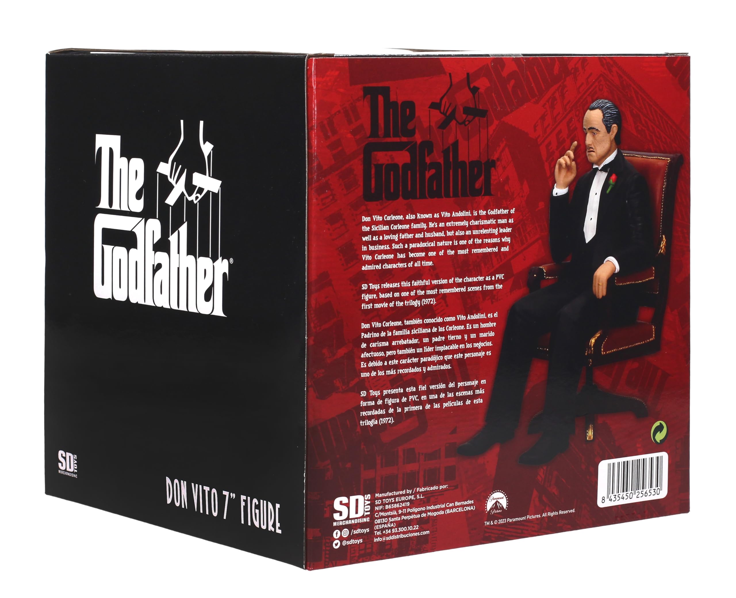 SD TOYS The Godfather Vito Corleone 15cm Collectible Figure - Perfect for Movie Fans, Gifts & Display