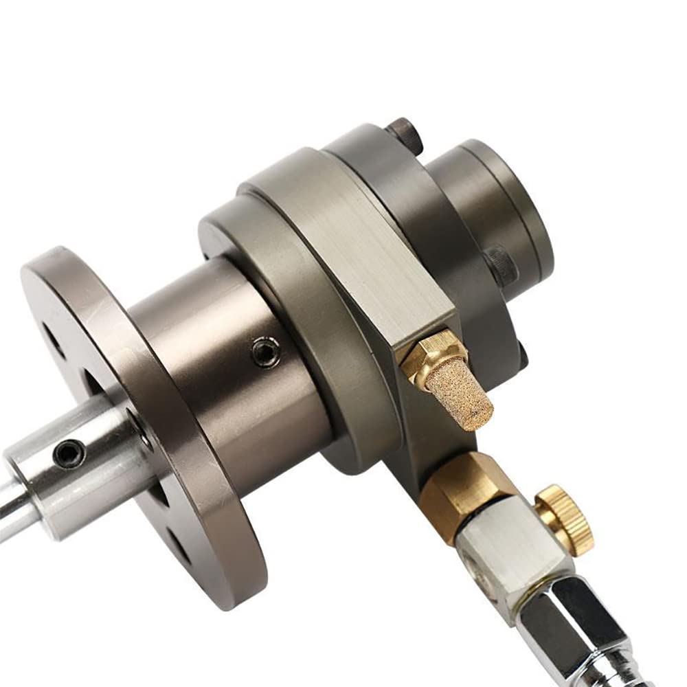 5L Air Agitator Paint Mixer - 1/16 HP Pneumatic Industrial Shaker with 1 Fan, 50-6000 RPM Adjustable Speed - Perfect for Paint, Epoxy, Resin & Liquid Mixing in Workshops and Factories