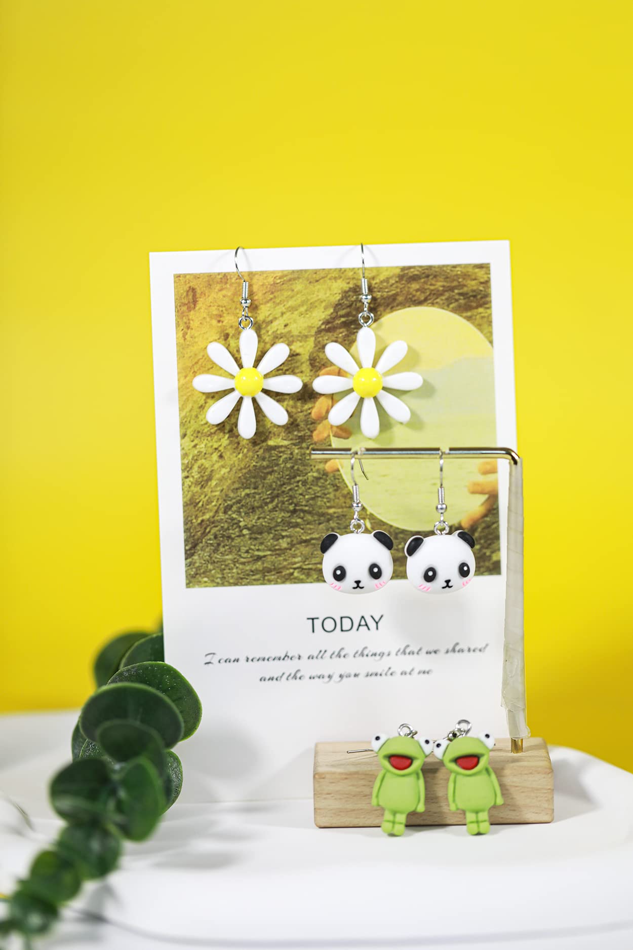 30 Pairs Cute Summer Earrings for Women - Fun Drop Dangle Earrings with Frog, Panda, Goldfish, Water Bottle, Strawberry & More - Perfect for Parties, Gifts & Daily Fashion Accessories