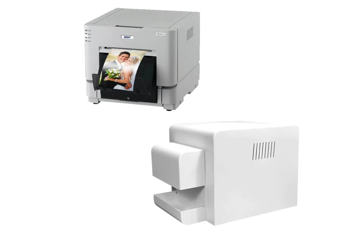 DNP RX1HS Printer Cover with Removable Custom Tray - White | Dust Protection for Thermal Photo Printers | Perfect for Photo Labs, Retail Stores & Office Use