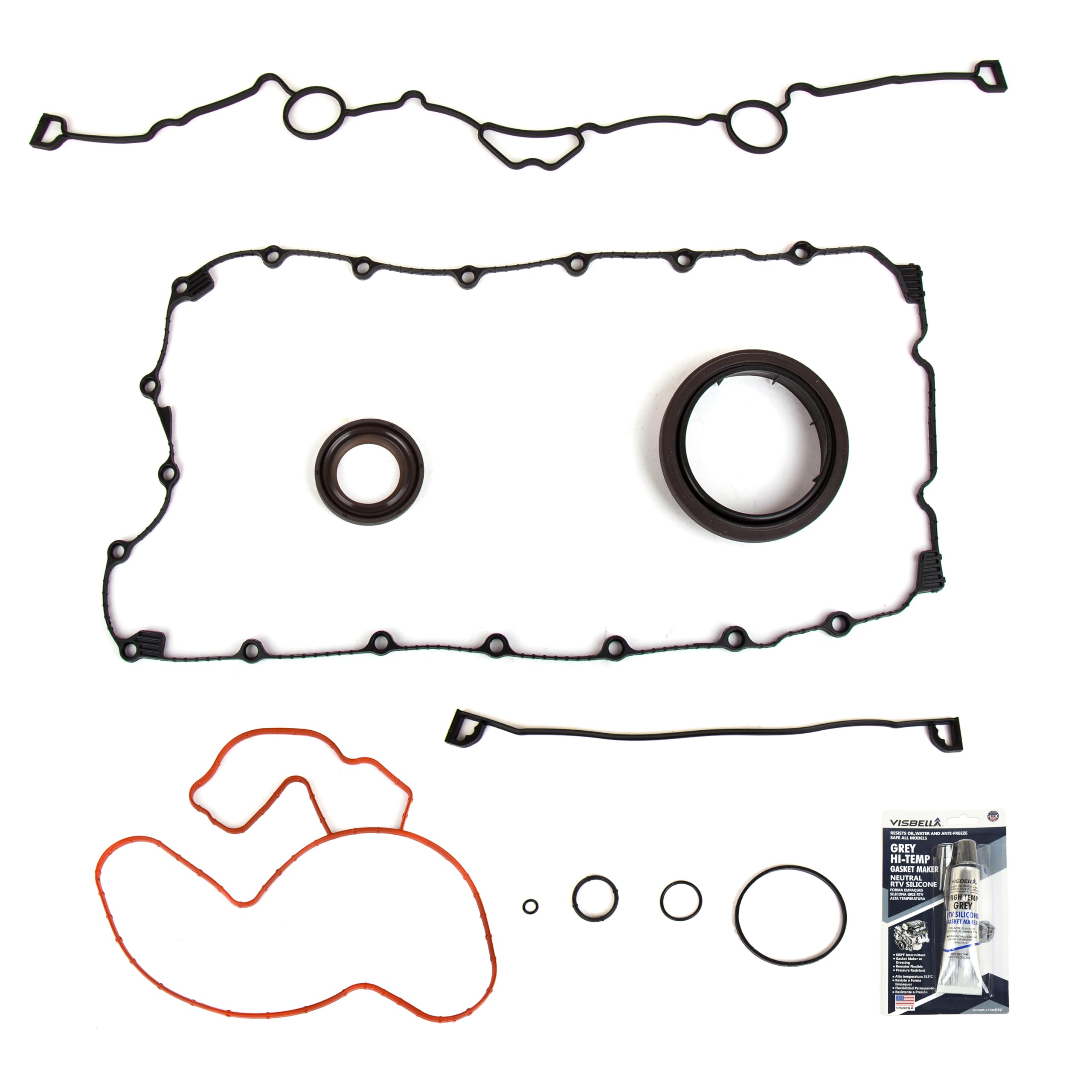MA-9761301032 Full Gasket Set - Intake & Exhaust Valves Compatible with 2009-2015 Chrysler Dodge Jeep Ram 5.7L HEMI V8 Engine - Perfect for Engine Repair & Maintenance
