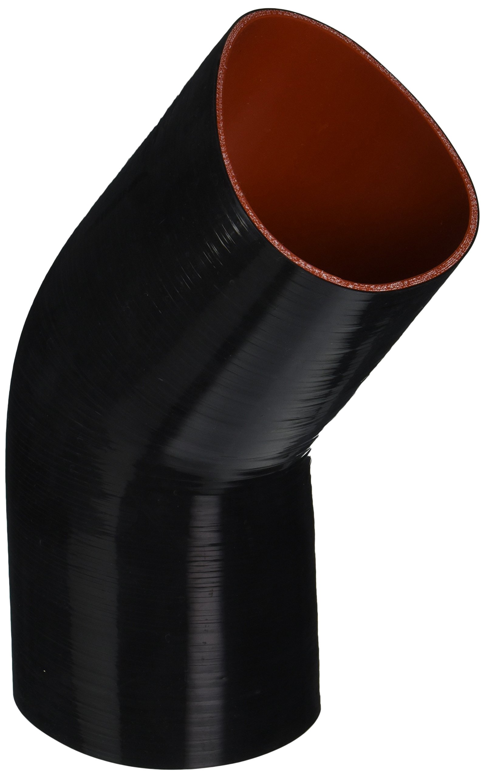 High Temperature Silicone 4-Ply Reinforced 45 Degree Elbow Coupler Hose - 5
