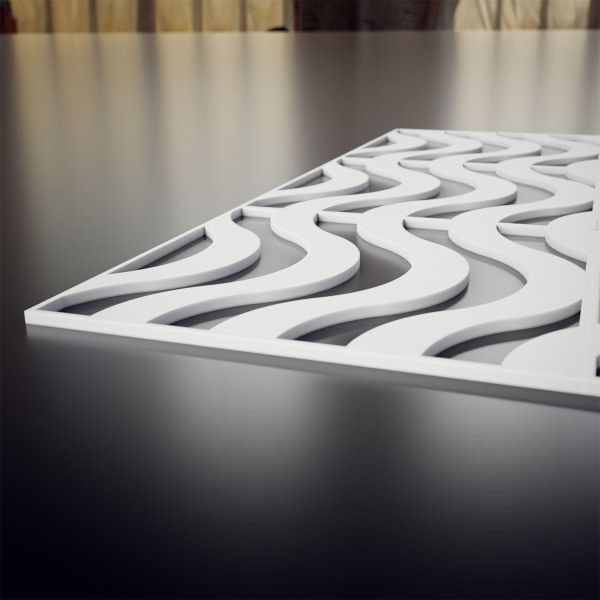 Parker Decorative Fretwork Wall Panels - Elegant Laser-Cut Wooden Room Dividers & Home Decor for Living Room, Bedroom, Office