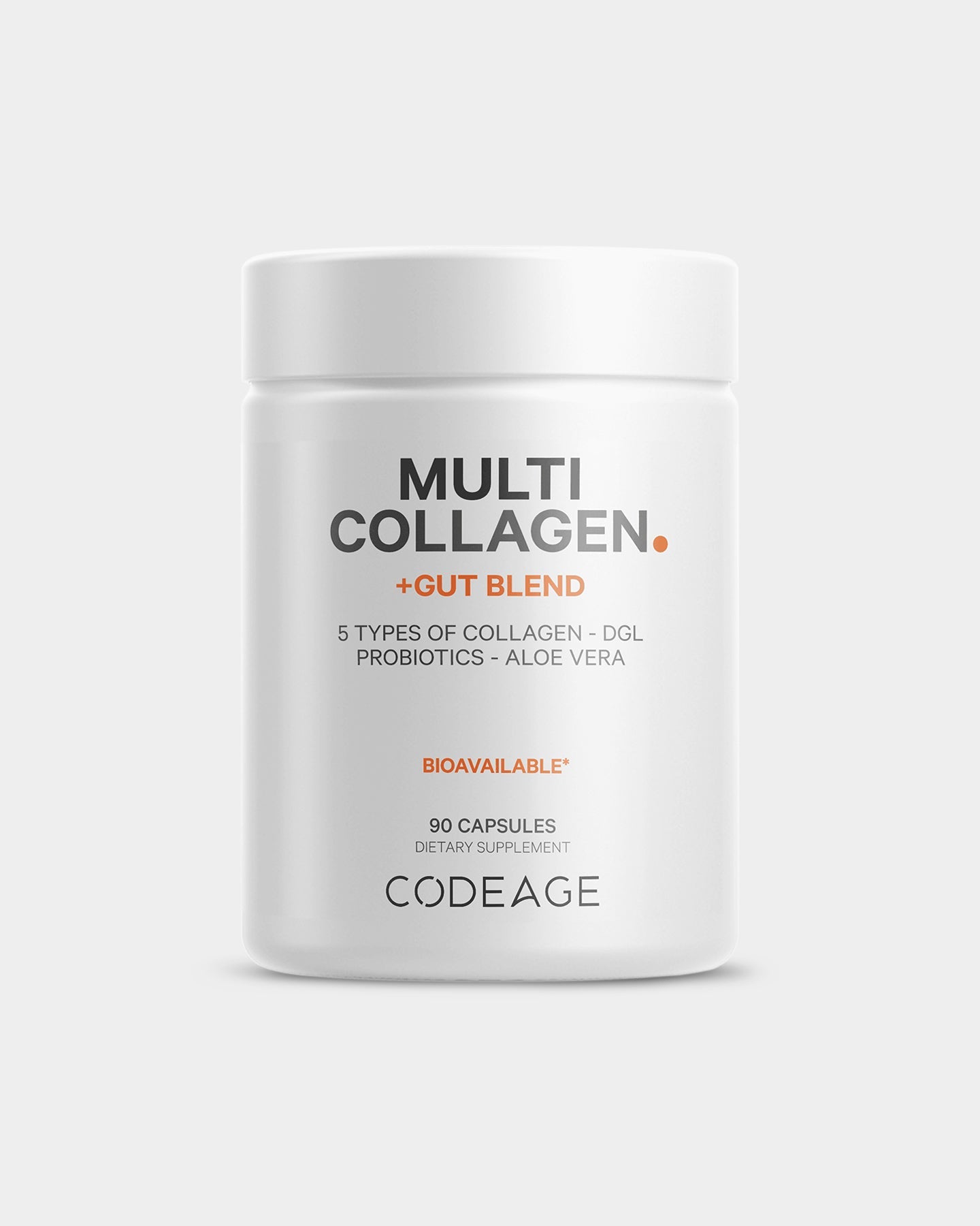 Codeage Multi Collagen Capsules with Gut Health Blend - Supports Joint, Skin & Digestion - Ideal for Active Lifestyles & Wellness Routines
