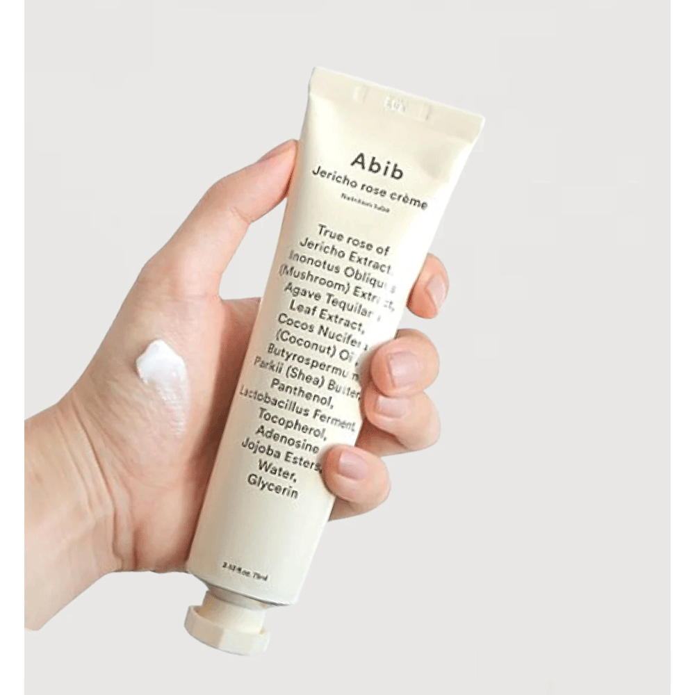 Abib Jericho Rose Nutrition Cream Tube 75ml - Hydrating & Nourishing Face Moisturizer for Dry Skin, Day & Night Use