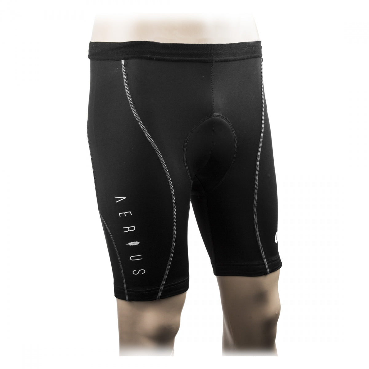 Aerius Unisex Cycling Shorts - Black, Size XL (38-41) - Comfortable & Breathable Bike Shorts for Men & Women - Perfect for Road Biking, Spinning & Indoor Cycling Workouts