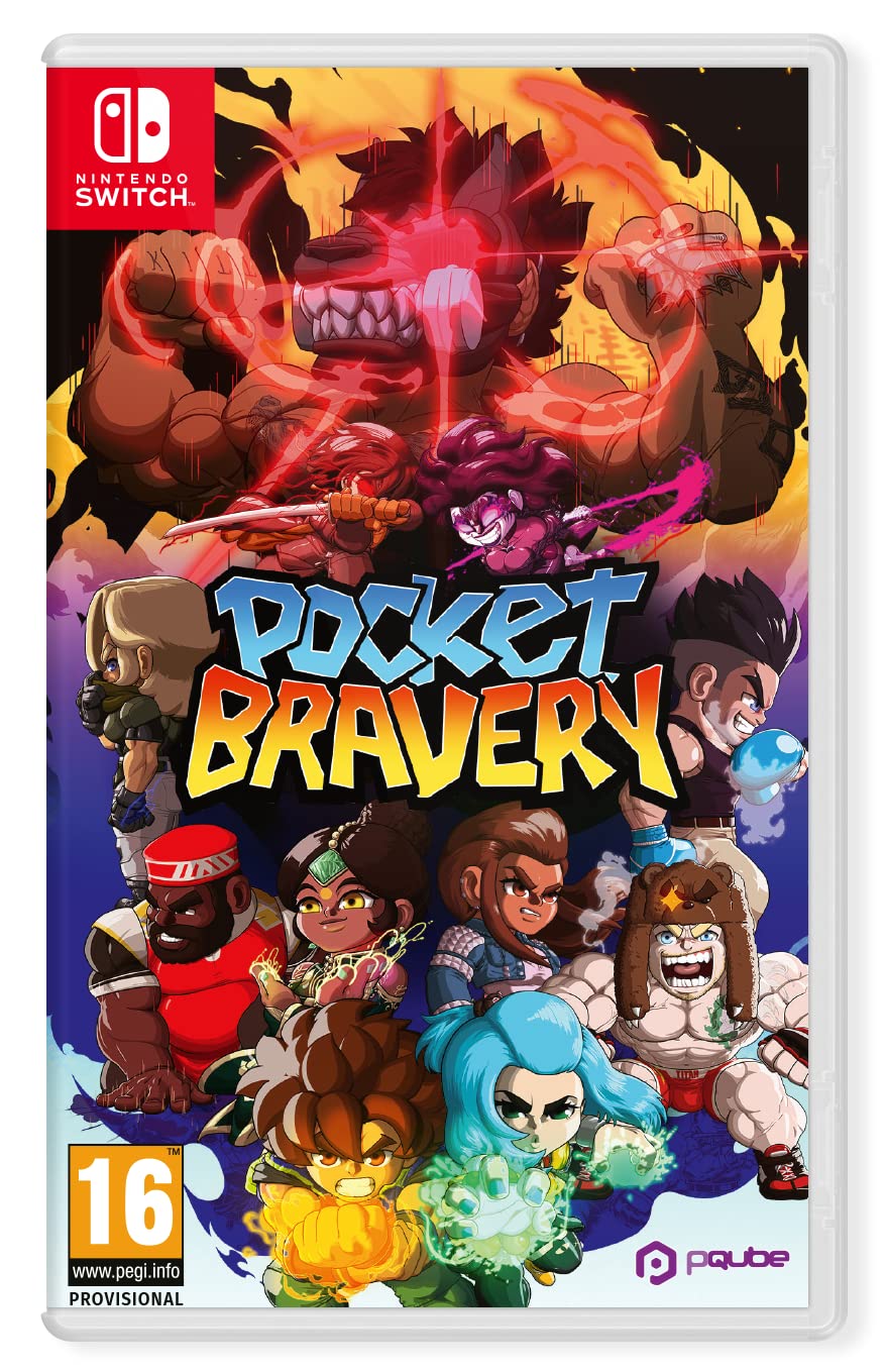 Pocket Bravery - Fighting Game for Nintendo Switch | Competitive 2D Arcade Action | Perfect for Home & Travel Gaming