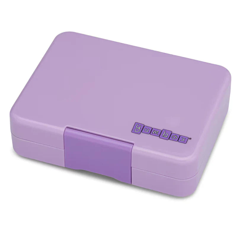Yumbox Snack Box - Leak-Proof Bento Lunch Container for Kids, Lavender Purple | Perfect for School, Picnics & Travel | BPA-Free & Eco-Friendly