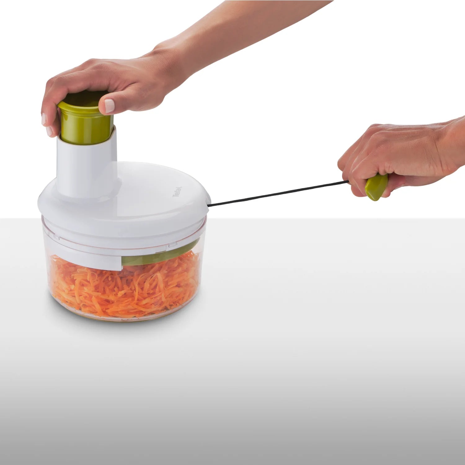 Tefal 5 Second Slicer with 2 Blades - 1.2L Food Chopper (Model K1659004) - Perfect for Fast Vegetable Cutting, Meal Prep & Kitchen Efficiency