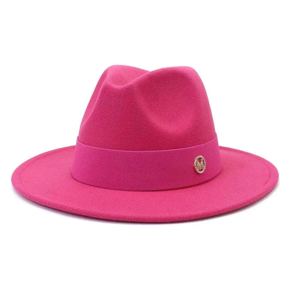 Stylish Women's Fedora Hats - Fashionable Wide Brim Wool Fedoras for Ladies | Perfect for Outdoor Events, Parties & Everyday Wear