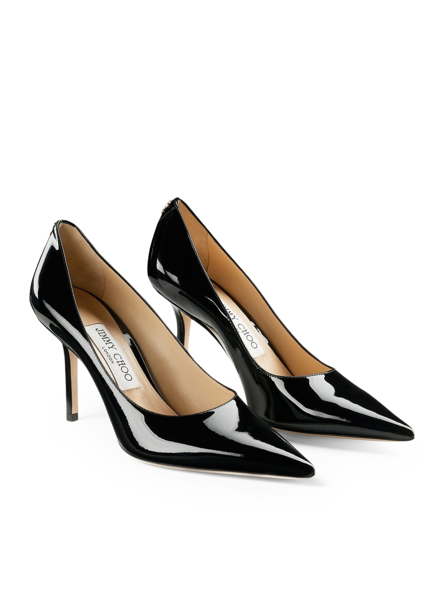 Stylish PATENT LEATHER DECOLLETE Shoes with JC Logo - Perfect for Evening Parties, Date Nights & Formal Events