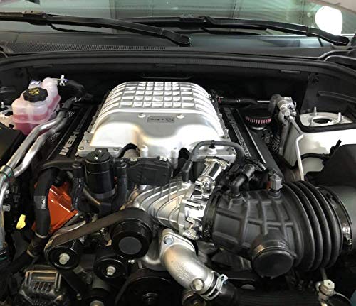 High Performance CFM Baffled Billet Valve Cover Breather for 2018-2020 Jeep Grand Cherokee Trackhawk - Flat Black | Engine Protection & Enhanced Airflow for Off-Road & Street Performance