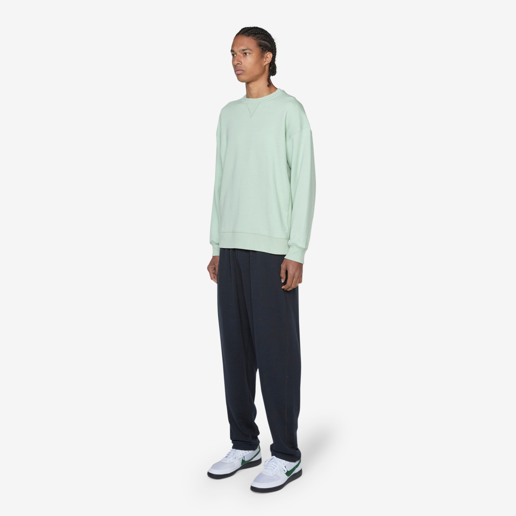 Nike Men's Wool Classics Fleece Overhead Sweatpants - Black | Comfortable Winter Joggers for Running, Lounge & Outdoor Activities