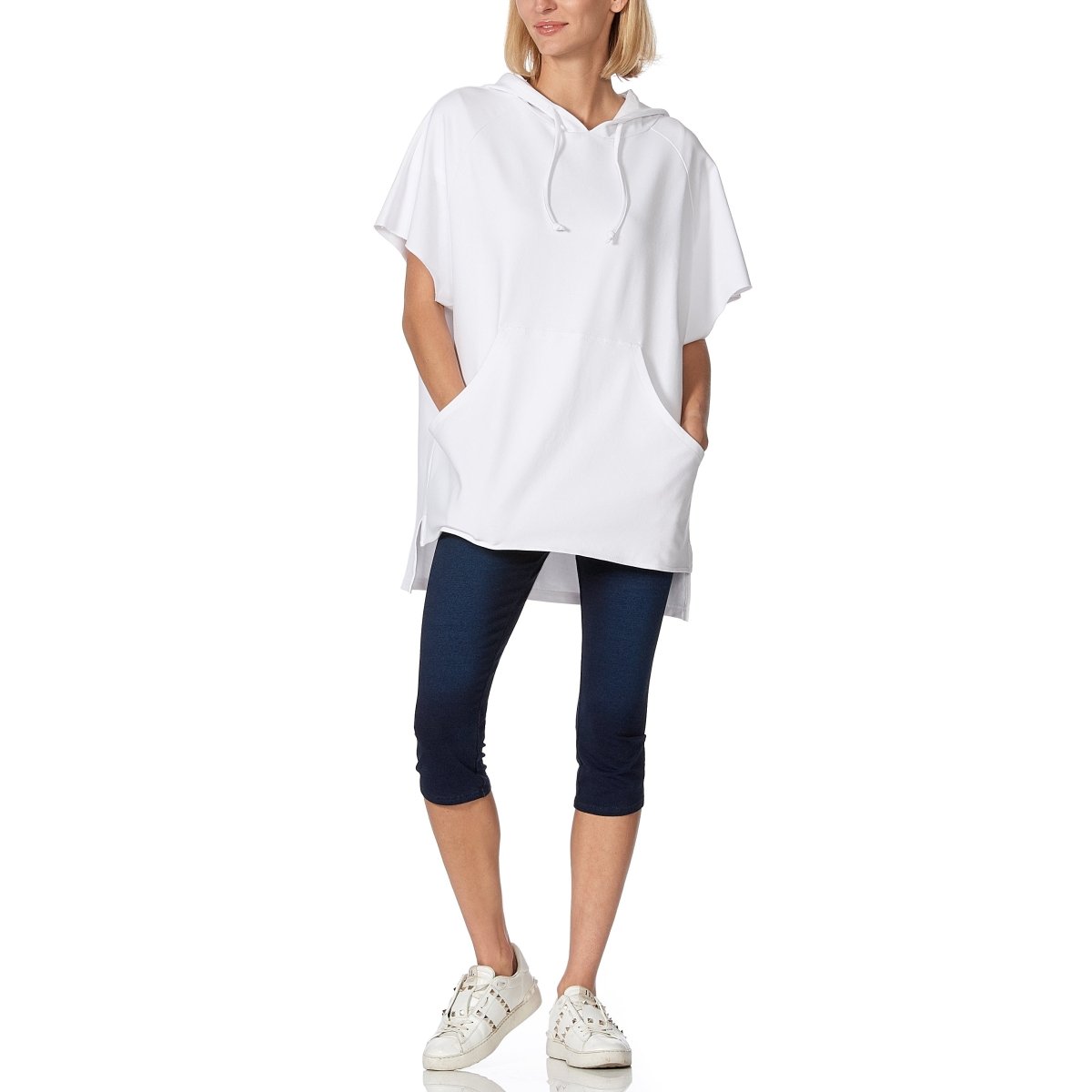 HUE The Perfect Sleeveless Hoodie for Women - Lightweight Summer Zip Up Hooded Vest for Casual Outfits & Outdoor Activities