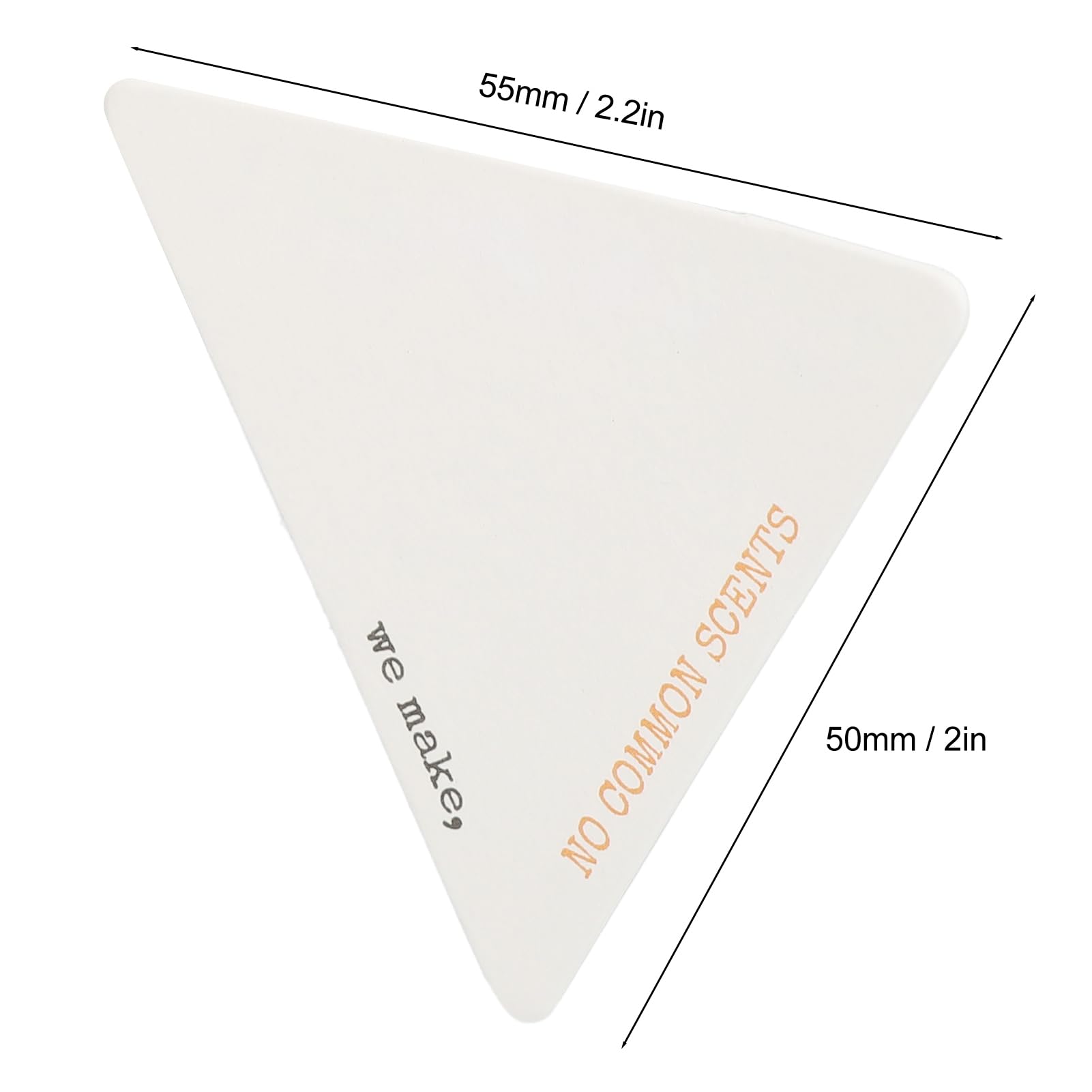 100pcs Fragrance Test Strips - 55 x 50mm Triangle Perfume Blotter Paper for Essential Oils, Aromatherapy & Scent Testing - Perfect for Perfume Sampling, DIY Fragrance Blending & Home Aromatherapy