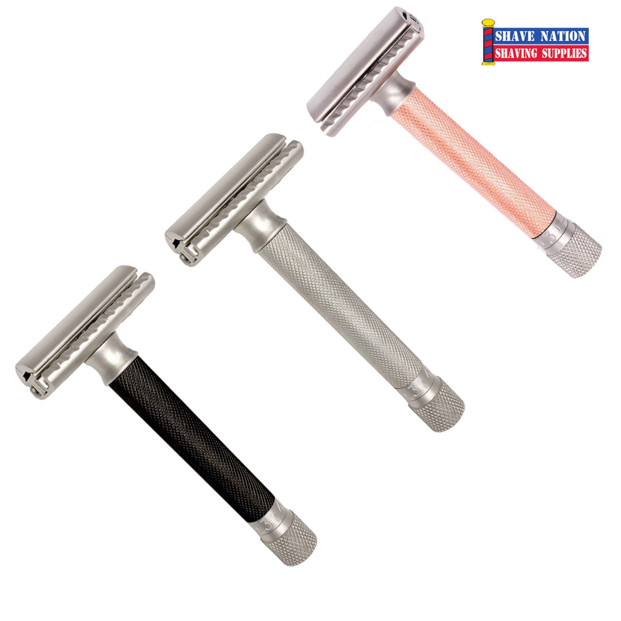 Parker Variant Adjustable Closed Comb Safety Razor for Men - Premium Stainless Steel Wet Shaving Razor with Smooth Glide - Perfect for Travel, Gifts & Daily Shaving Routine