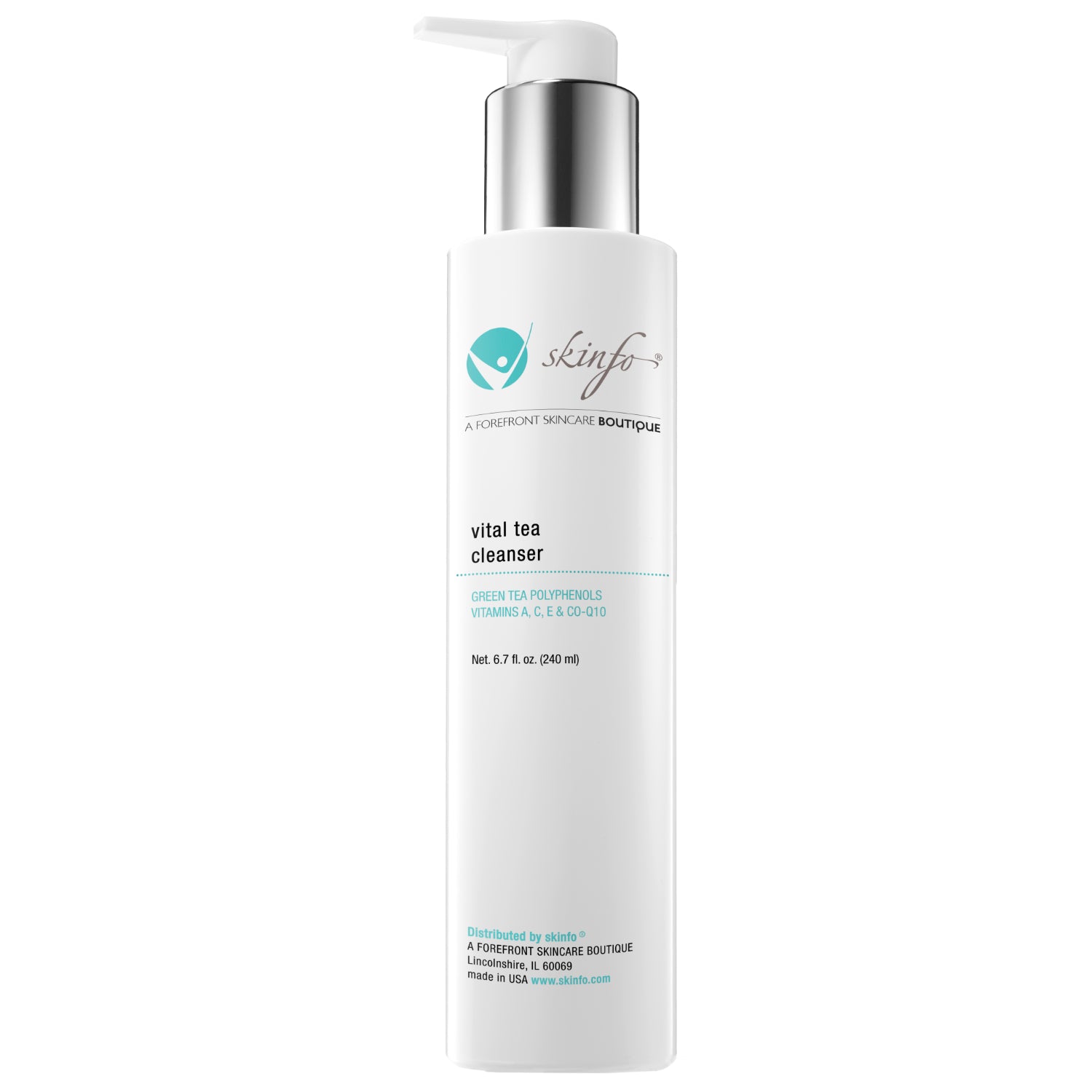 Skinfo Vital Tea Cleanser - Gentle Facial Cleanser with Antioxidants for All Skin Types | Perfect for Morning & Night Skincare Routine