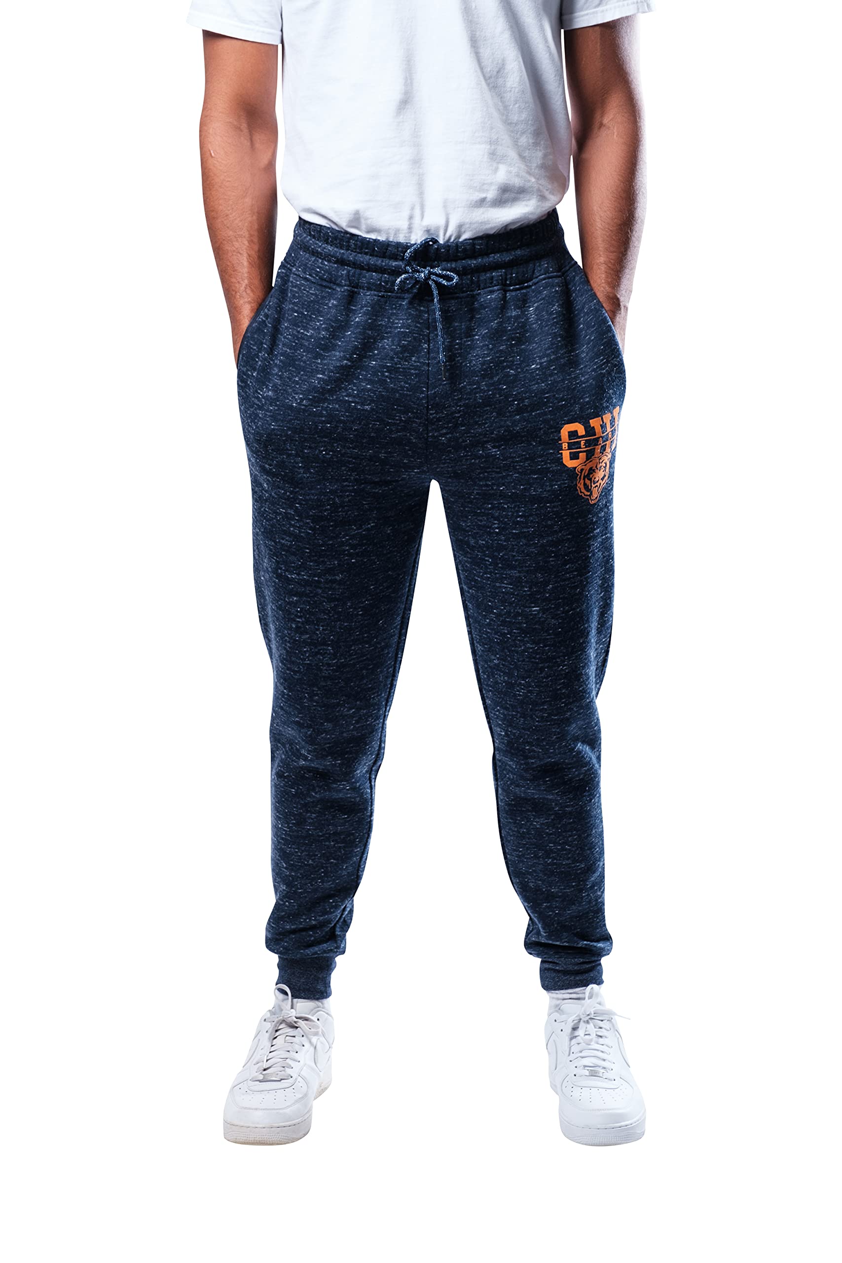 Ultra Comfort NFL Men's Soft Fleece Jogger Sweatpants - Athletic Lounge Pants for Casual Wear, Workout & Game Day Outfits