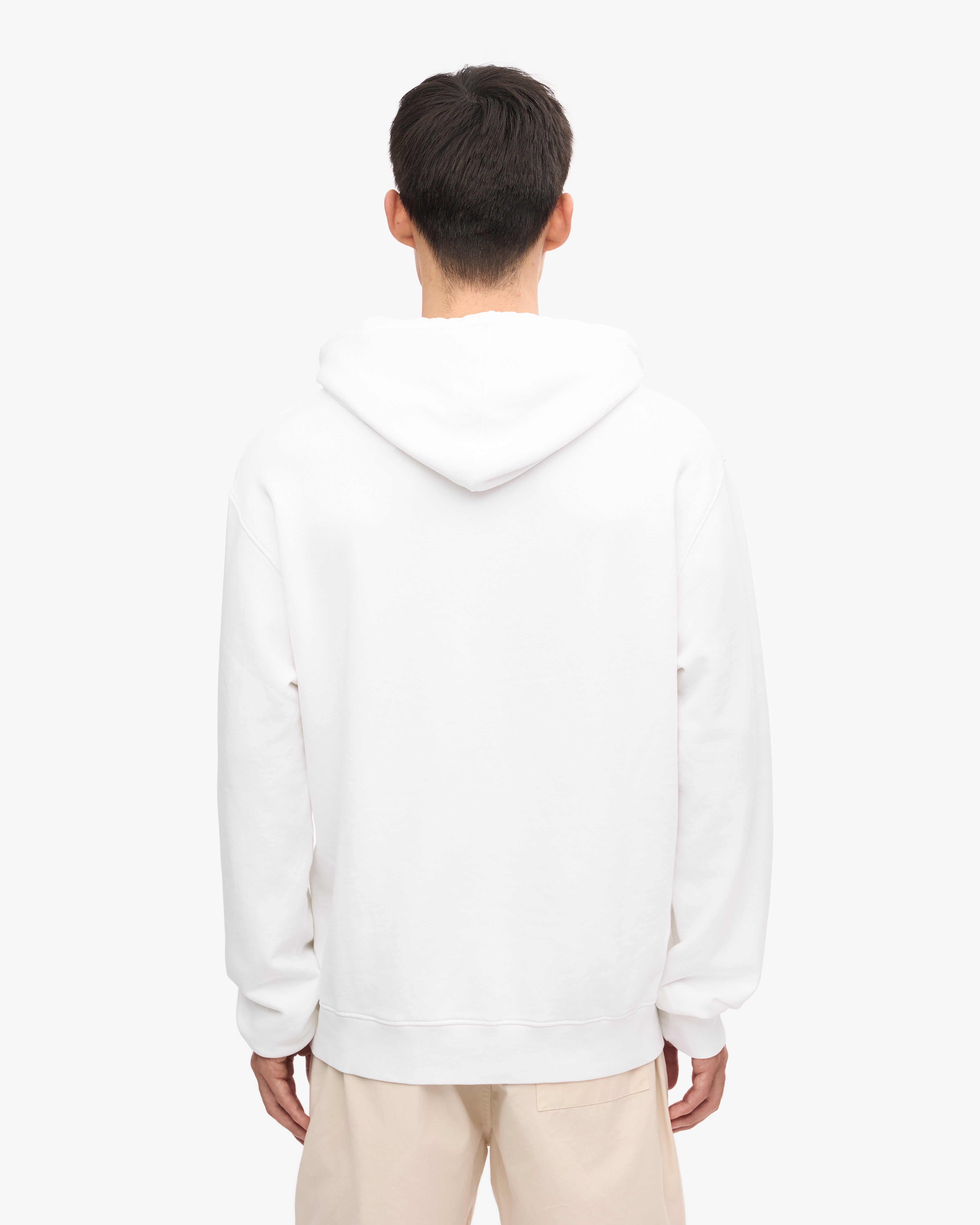 Classic Organic Hooded Sweatshirt for Men & Women - Soft & Comfortable Optical White Pullover for Casual Wear & Outdoor Activities
