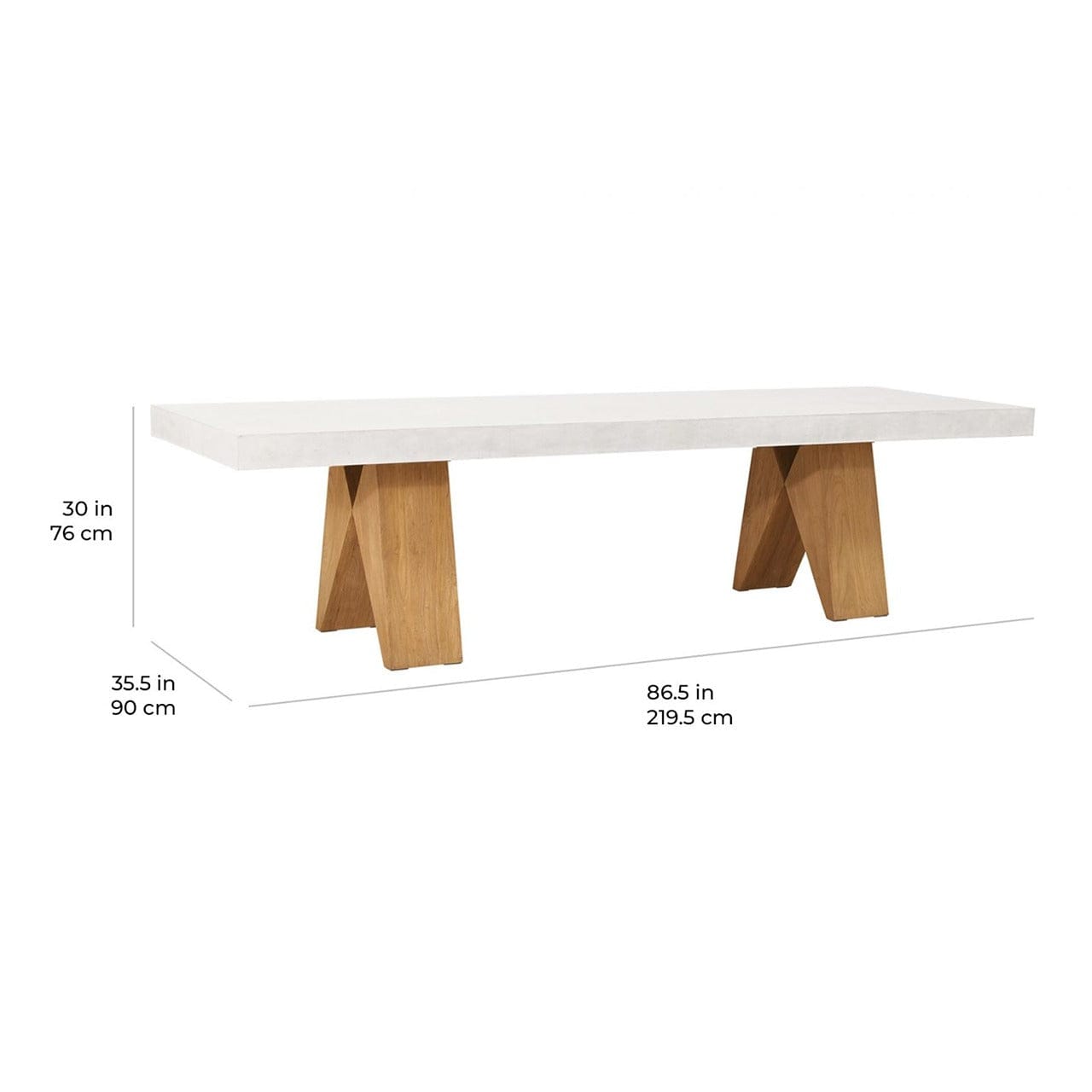 Clip Dining Table - Modern Space-Saving Foldable Table for Small Apartments, Dorms & Offices | Perfect for Dining, Working & Studying