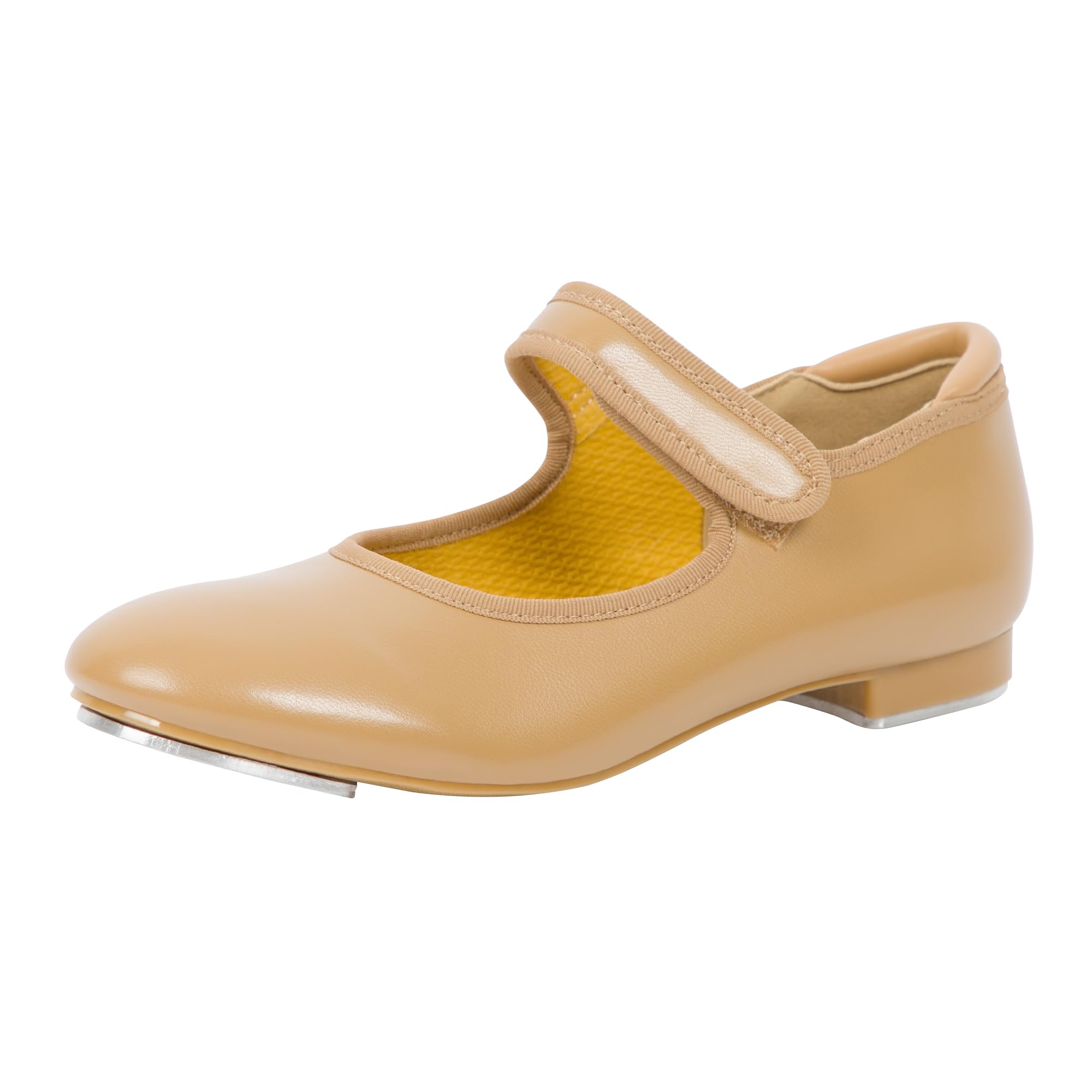 Linodes Economy Unisex-Child Upgraded Easy Strap Tap Shoe for Girls and Boys Maryjane Dance Flat - Perfect for Ballet, Jazz, and Dance Performances