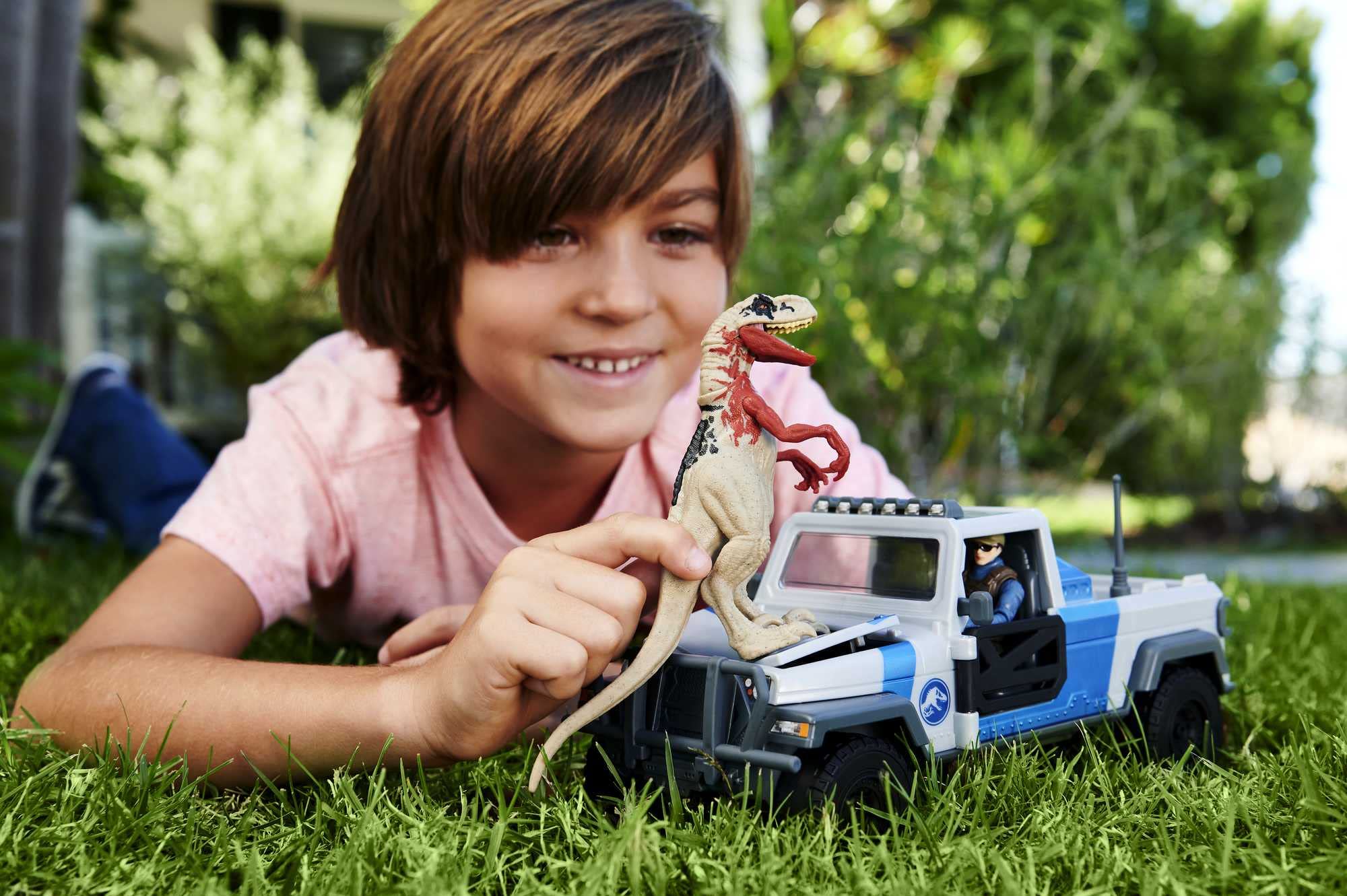Jurassic World Search 'n Smash Truck Toy Set - Dinosaur Action Playset with Sound Effects & Smash Feature for Kids Ages 4+ | Perfect for Pretend Play, Birthday Gifts & Jurassic World Collections