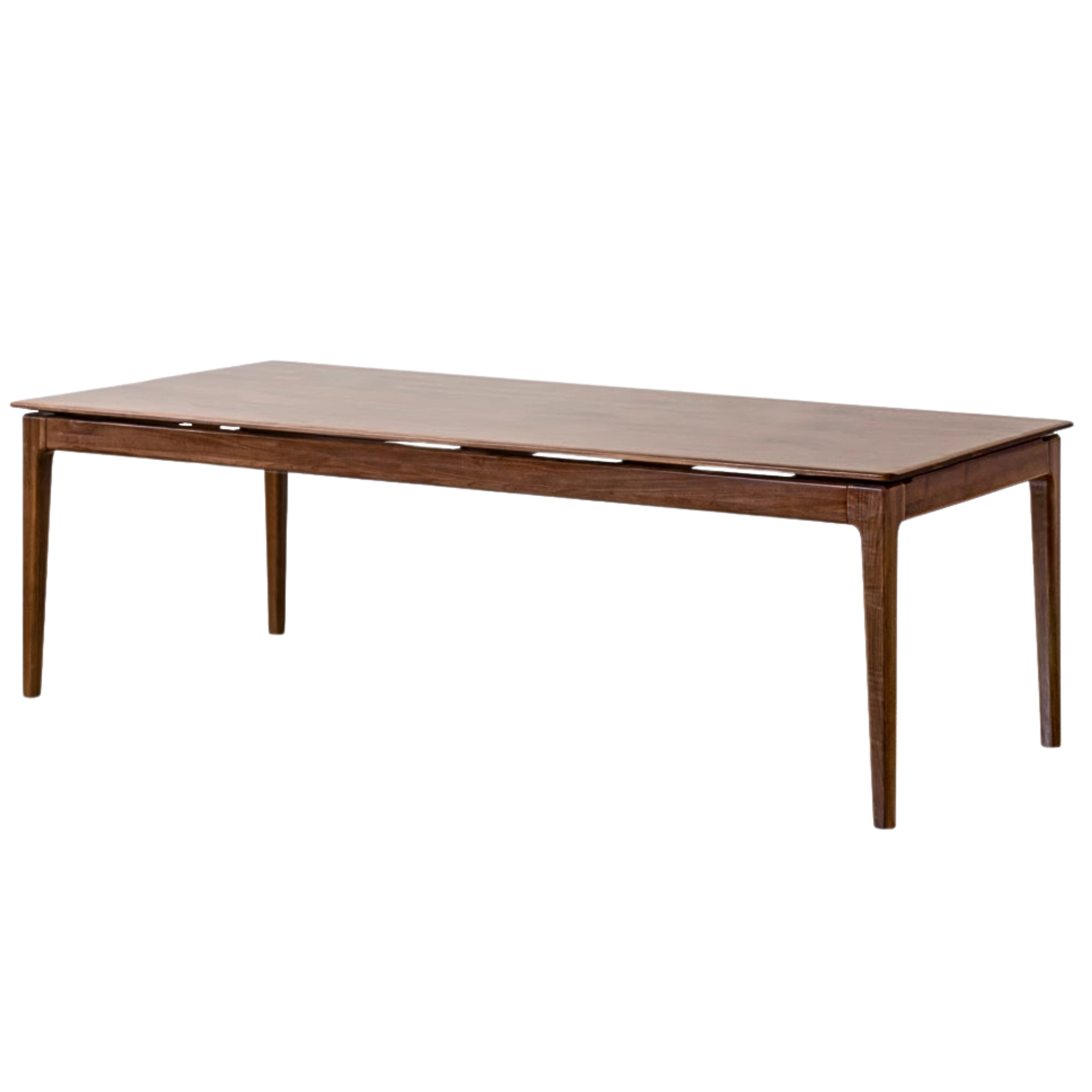 86.6x35.4x29.7 inch / 220x90x75.5 сm / Rich Dark Walnut color / Black walnut solid wood Table