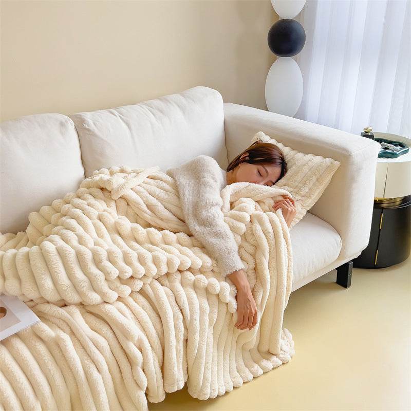 Snuggle Blanket: Ultra Soft Weighted Blanket for Winter - Perfect for Cozy Evenings, Stress Relief & Better Sleep