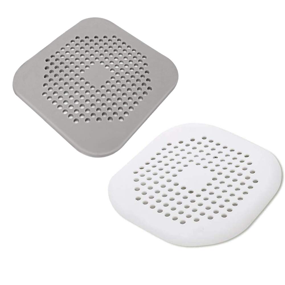 2 Pack Silicone Sink Strainer - Kitchen & Bathroom Drain Filter, Hair Catcher for Shower, Tub, and Sink - Durable, Flexible, Easy to Clean - Perfect for Home, RV, and Apartment Use