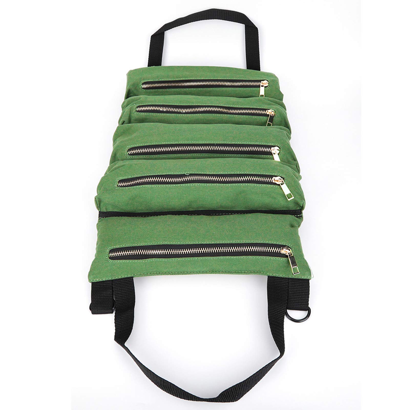 Durable Canvas Tool Bag Organizer - Portable Spanner Wrench Roll Up Storage Pouch for Mechanics & DIY Projects | Perfect for Workshop, Garage & On-the-Go Repairs