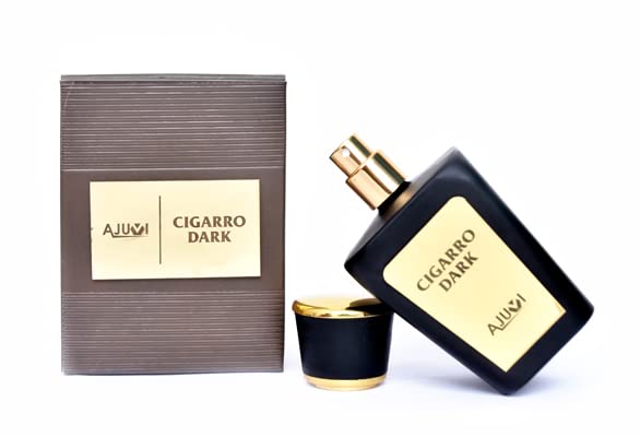 AJUVI Cigarro Dark Inspired By Dark Cigar (France) Long Lasting Perfume for Men - 3.4 oz Eau de Parfum Spray - Pack of 1 - Perfect for Date Night, Special Occasions & Evening Wear