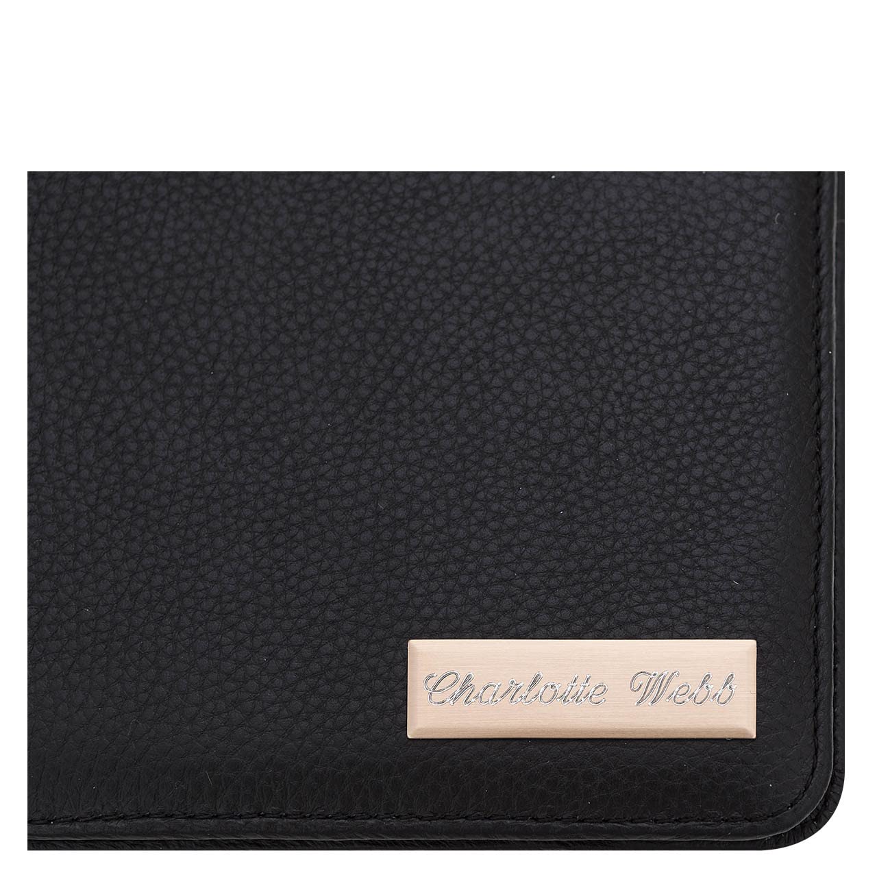 FranklinCovey Rose Gold Nameplate - Elegant Personalized Name Badge for Business Professionals, Office Meetings & Networking Events