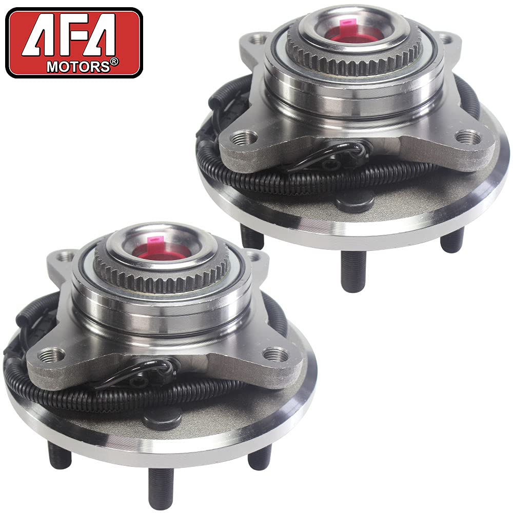 515158 Front Wheel Hub Assembly 4WD with ABS - Compatible with Ford Expedition & Lincoln Navigator - 6 Lug Wheel Bearing and Hub Pair - Perfect for Off-Roading, Towing & Heavy-Duty Use
